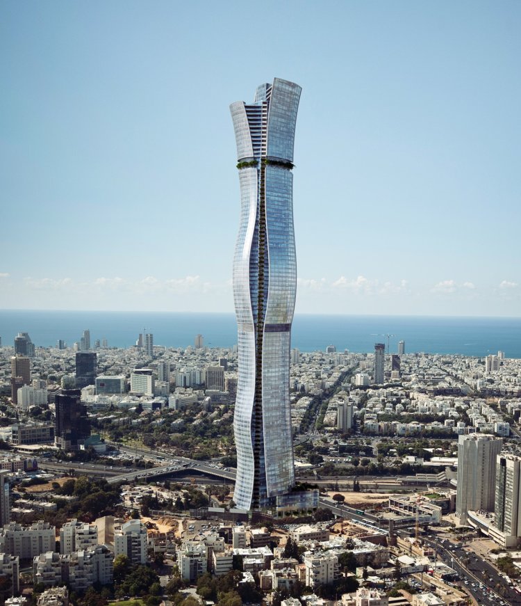 מגדל בין ערים, תכנון והדמיה: מילוסלבסקי אדריכלים 