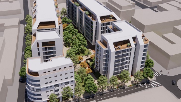 הדמיית המתחם (ניר אדריכלים)