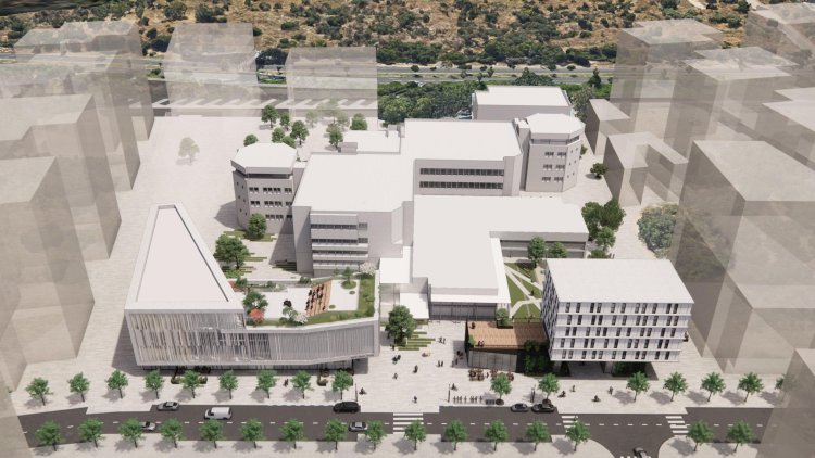 הדמיית קמפוס המכללה (קימל אשכולות אדריכלים)