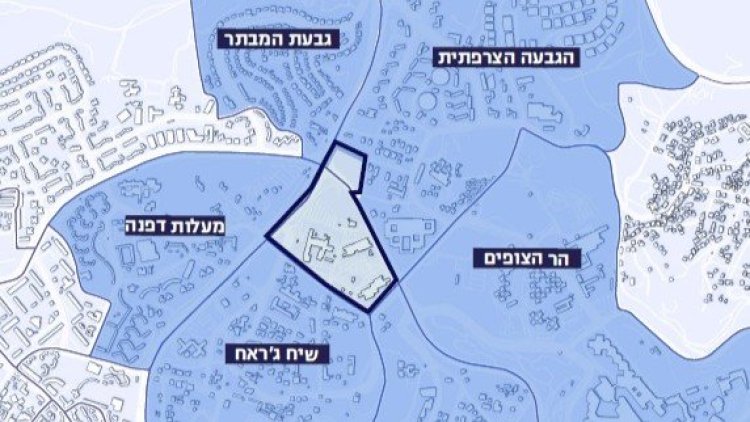 מיקום התוכנית החדשה (סקורקא אדריכלים)