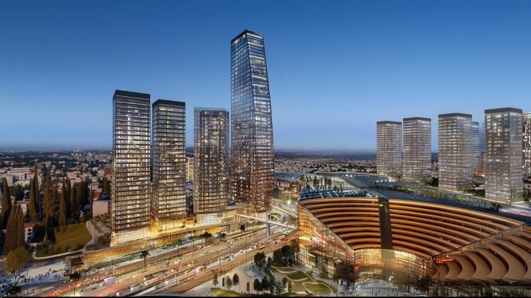 הדמיה של התוכנית במתחם צומת הגבעה הצרפתית (פרוס אדריכלים)