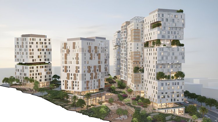 הדמיית הפרויקט בכרמיאל (אדר' אירית צרף הראל)