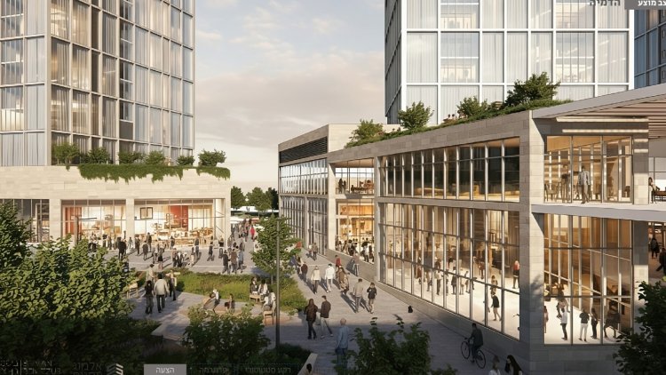 הדמיה של התוכנית ברחוב הגננת (בועז ביטמן אדריכלים)
