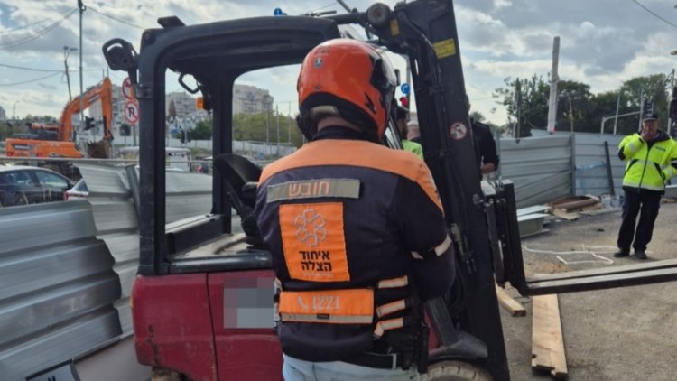 זירת התאונה באור יהודה (איחוד הצלה) 