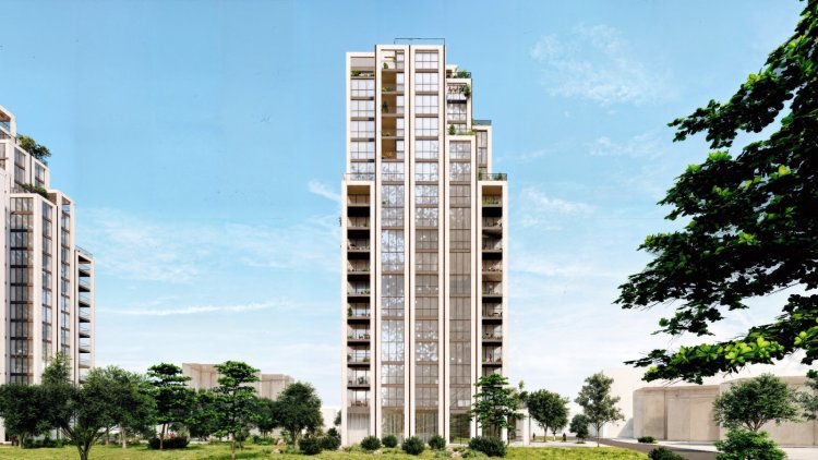 הדמיה של התוכנית בנאות אפקה (בר אוריין אדריכלים)