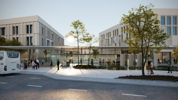 הדמיה של הכפר הציוני בבאר שבע (HQ Architects)