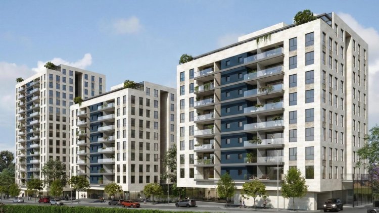 הדמיה של התוכנית במתחם בוליביה (קולקר קולקר אפשטיין אדריכלים) 