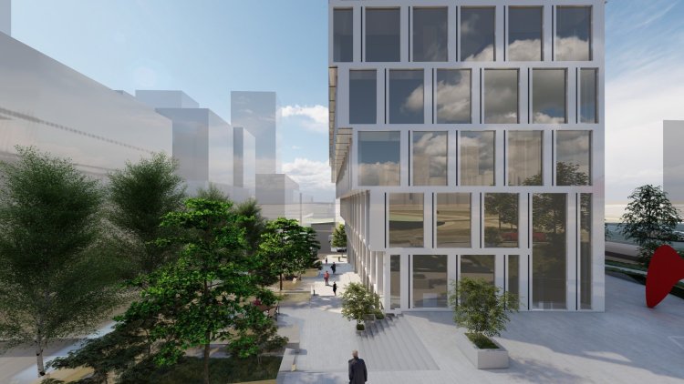 הדמיה של הפרויקט בהרצליה (יסקי מור סיון אדריכלים)