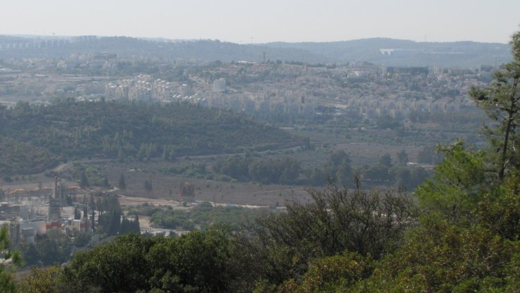 אזור התוכנית בבית שמש (מתן נחום, החברה להגנת הטבע)