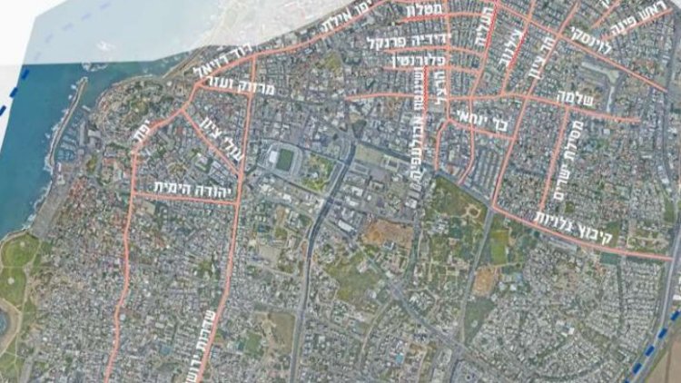  מפת רחובות דרום העיר הכלולים במדיניות החדשה (מתוך מסמך המדיניות)