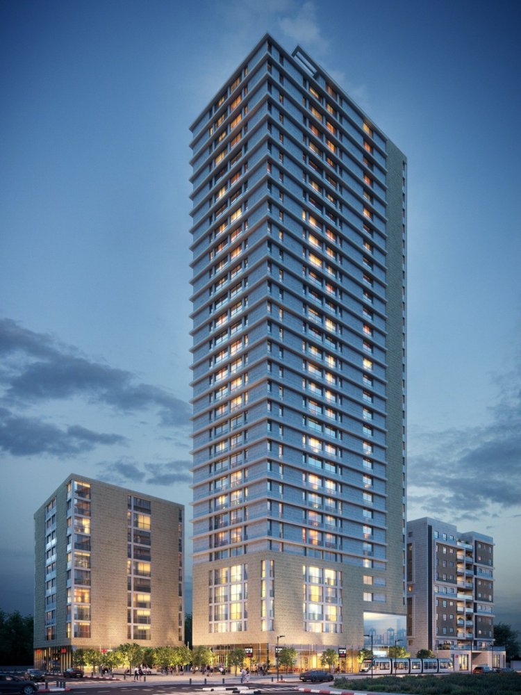 הדמיה של פרויקט בית הכרם (ניר פלש)