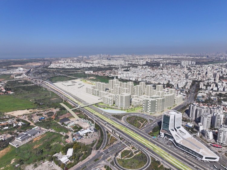 הדמיית מתחם דיפו ראשונים. קרדיט א.ב מוראנו