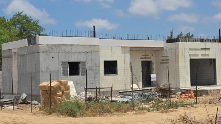בנייה חדשה בקיבוץ כיסופים (מנהלת תקומה)