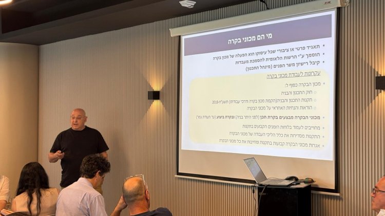 האדריכל יאשי סער, מנהל אגף בכיר רגולציה במנהל התכנון 