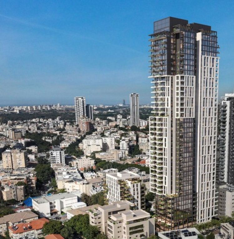 הדמיית קריניצי 21-25 רמת גן (משרד אדריכלים ניר קוץ)