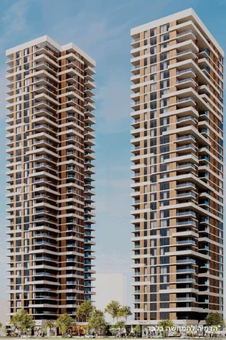 הדמיה של התוכנית בנאות שקד (באדיבות לוי אדריכלים בע"מ)